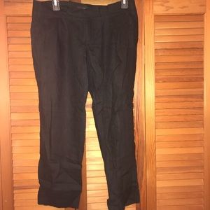 Mossimo black linen ankle pants